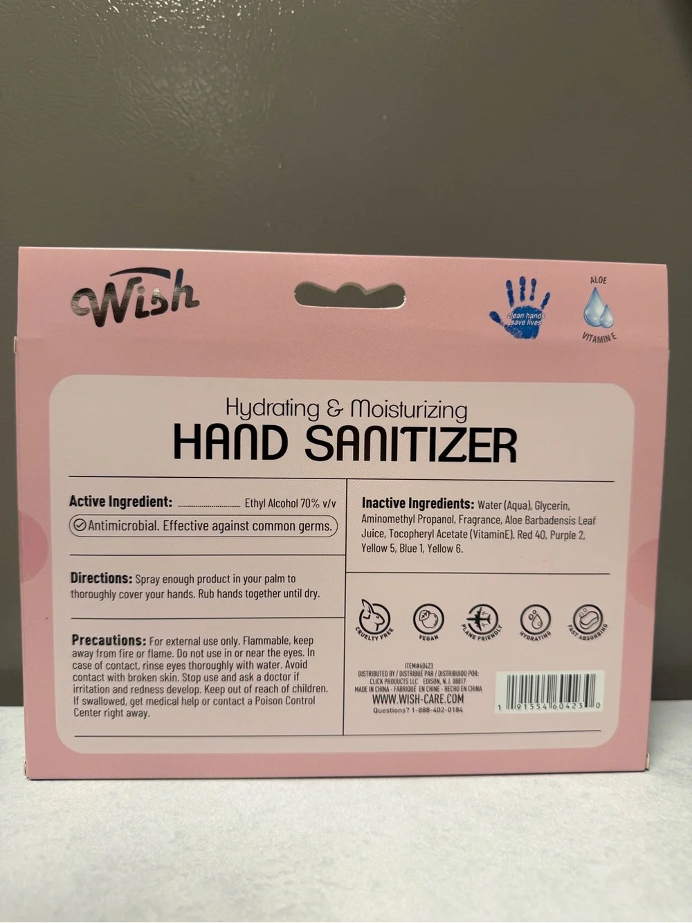 Wish Kids Hydrating Hand Sanitizer Duo with Fun DIY Charms - Purple & Yellow